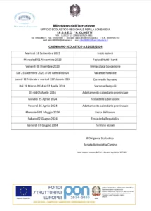 Calendario scolastico 23_24